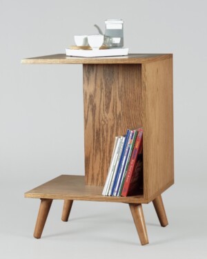 Mesa de Noche en Madera Boston
