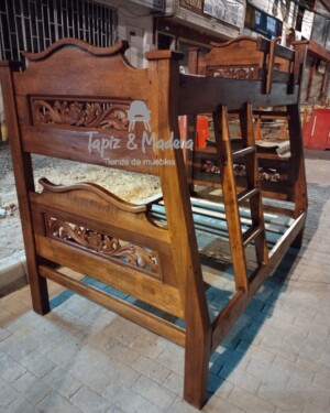 Camarote en Madera Curvo Copetes