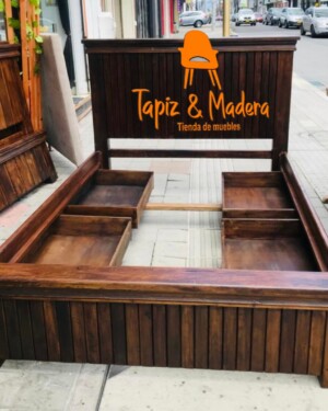 Cama en Madera Escalibur cajones