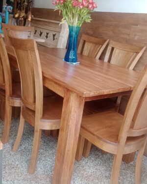 Comedor Chaleco en madera 6 Puestos