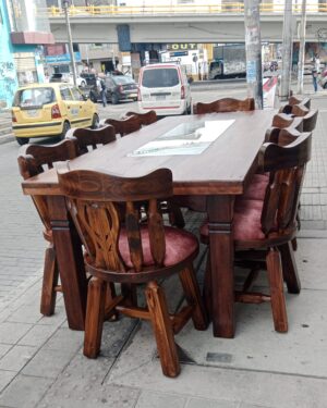 Comedor en madera 10 puestos