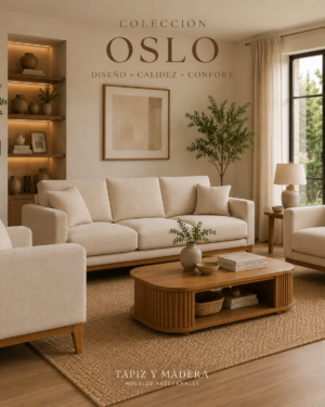Colección Oslo Sala Completa | Tapiz y Madera