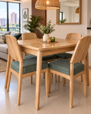 Comedor Amari en Madera de Flormorado – Diseño Moderno y Elegante