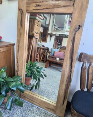 Espejo En Madera Rústico