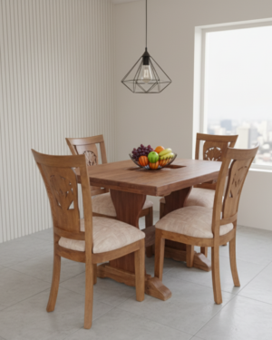 Comedor en madera flormorado Chaleco Talla 4 puestos