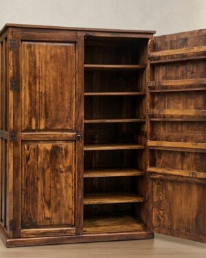 Alacena Rústica en Madera Maciza | Organización y Estilo para tu Hogar – Tapiz & Madera
