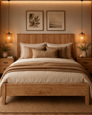 Cama Natura en madera maciza
