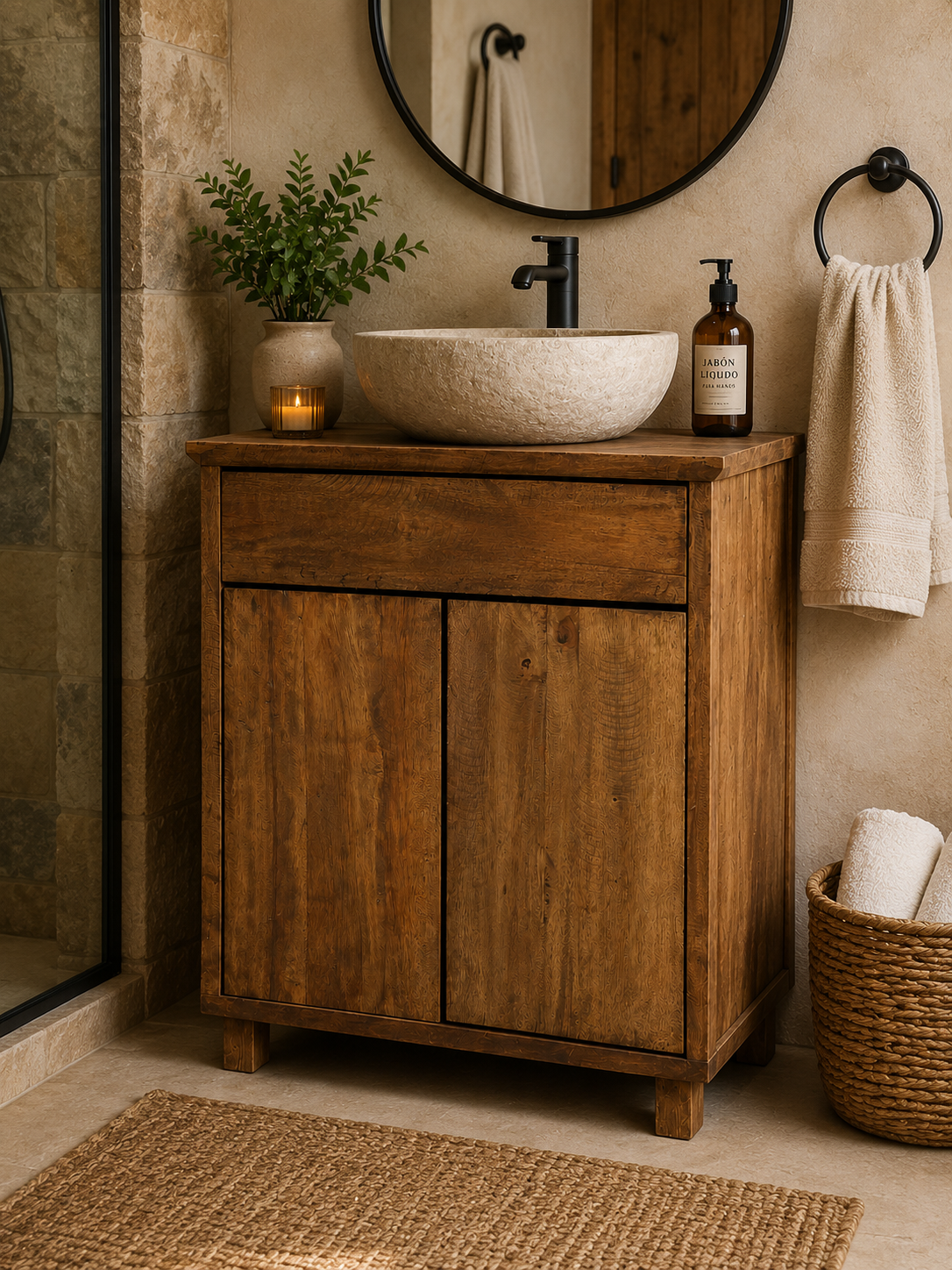 Mueble de Baño Rústico Verona - Imagen 2