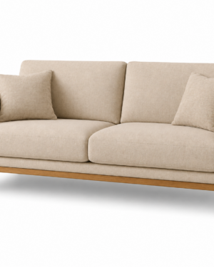Sofá Moderno Oslo en Tela Premium | Elegancia y Confort | Tapiz y Madera