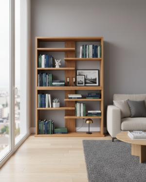 Biblioteca en madera Brisa